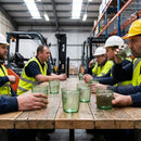 Double Old Fashioned Tumblers – Green – 390ml | Set of 6 – Indoor/Outdoor