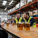 Perfect Pint Glasses – 560ml – Toughened Glass – Commercial & Home Bar Use (24 Pack)