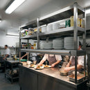Three-Tier Ambient Overshelves – For GF370 & GF380 – Factory Fitted – Commercial Kitchen