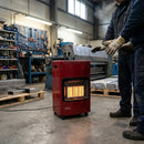 Indoor Cabinet Heater – Red – 4.2kW Portable Gas – Home & Office Heating