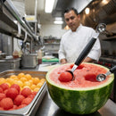 Double Melon Baller – 30mm & 40mm Scoops – Stainless Steel – Professional Kitchen Utensil