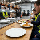 Chop Plates – 330mm – Porcelain | 6 Pack | Commercial Grade – Indoor/Outdoor