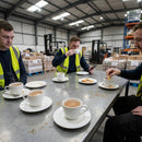 Tea Saucers – 165mm – Durable Ceramic | 6 Pack – Indoor/Outdoor