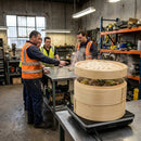 Bamboo Food Steamer – 203mm – 2-Tier Durable Bamboo – Commercial & Home Kitchen