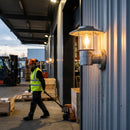 Outdoor Wall Light – Galvanised – Sensor Activated | Durable Material | IP65 Rated – Outdoor