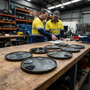 Round Serving Trays – 152mm Slate – Contemporary Rustic Finish – Commercial Tableware