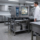 Stainless Steel Equipment Stand – For Type 6-1/1 and 10-1/1 – Open Undershelf – Commercial Kitchen Use