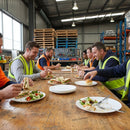 Dinner Plates – 250mm White – Stackable, Space-Saving – Commercial & Home Dining