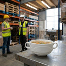 Handled Soup Cups – 284ml – Durable Porcelain | Commercial Grade – Indoor/Outdoor Use