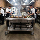 Mobile Grill Table – Suitable for ST1500 – Durable Steel | 20mm Thickness | 150kg Load Capacity | Commercial – Outdoor