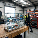 Glass Display Cabinet – 900mm Wide – All Glass Construction – Commercial Food Merchandising