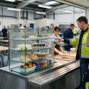 Glass Display Cabinet – Four Tier – Toughened Safety Glass – Commercial Food Display