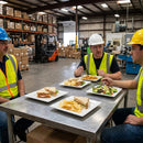 Square Plates – 233mm – Durable Ceramic | 6 Pack – Commercial Use