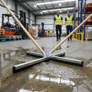 Galvanized Steel Squeegee – 30 Inch – Foam Sponge Blade – Commercial & Industrial Cleaning
