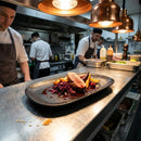 Oblong Plates – 270 x 127mm Black – Semi-Matte Glaze, Durable Edge – Commercial Hospitality