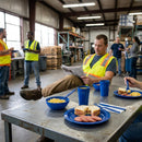 Polypropylene Plates – 230mm Blue – Durable Plastic | Lightweight | 12 Pack – Commercial
