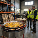 Carbon Steel Paella Pan – 46cm – Carbon Steel | 2mm Thickness | 4-6 Servings – Outdoor Cooking