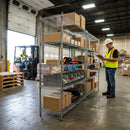 Chrome Upright Posts – 1270mm – Steel – Commercial Wire Shelving