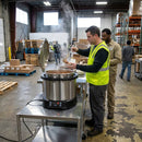 Induction Soup Kettle – 800W Efficient Heating – LED Control – Commercial Food Service