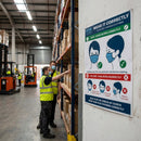Face Covering Instruction Vinyl Sign – A4 – Customer Notice – Indoor Public Areas