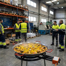 Carbon Steel Paella Pan – 50cm – Heavy Duty Carbon Steel | 2mm Thickness | Commercial Grade – Indoor/Outdoor