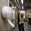Toilet Roll Dispenser – White – Durable Plastic | T2 Grade – Commercial Use