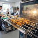 Grill and Tandoori Skewer Kit – Includes Skewer Frame & 5 Skewers – For Combi Oven Use – Commercial Kitchen