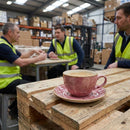 Steelite Craft Raspberry Saucers – 118mm – Durable Stoneware | 12 Pack – Commercial Use