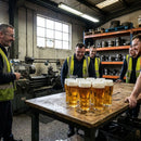 Nucleated Beer Glasses – 570ml – CE Marked | Glass | 24 Pack – Commercial | Indoor