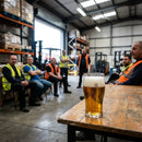 Nucleated Toughened Draught Beer Glasses – 280ml CE Marked – Glass – Commercial & Home Bar Use