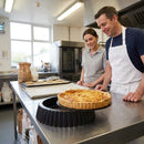 Deep Non-Stick Quiche Tin with Removable Base – 250mm – Fluted Edge – Professional Baking