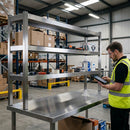 Three-Tier Ambient Overshelves – For GF373 & GF383 – Commercial Kitchen Use