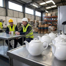 Teapot Lids – 426ml – White Rounded Porcelain – Hospitality & Catering