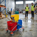 Mop Wringer Bucket – Dual Bucket – Plastic | 20L Capacity | Commercial – Indoor Use