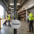 Stainless Steel Door Sign – Open & Closed – Durable Stainless Steel – Indoor/Outdoor