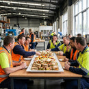 Wide Rim Rectangular Platter – 400x295mm – Porcelain | 5mm Thickness | Commercial Grade – Indoor/Outdoor
