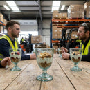 Recycled Glass Dessert Glasses – 250ml – Durable Glass | 6 Pack – Indoor/Outdoor