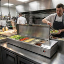 Refrigerated Preparation Well – 3 Compartments – Stainless Steel | Commercial Grade – Industrial