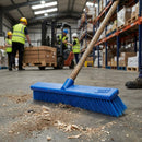 Hygiene Broom – 18 Inch Blue – Soft Bristle – Commercial & Domestic Cleaning