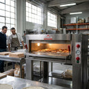 Single Deck Electric Pizza Oven – 4 x 13" Pizzas Capacity – Thermostatically Controlled – Commercial Kitchen