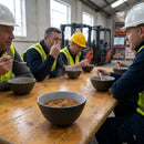 Recycled Clay Deep Bowls – Charcoal – 140mm | Eco-Friendly Material – Domestic Use