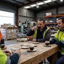 Espresso Saucers – 127mm – Durable Ceramic | 5mm Thickness | Commercial Grade – Indoor/Outdoor