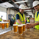 Panelled Beer Tumblers – 1 Pint / 590ml / 20oz – Tempered Glass – Commercial Use