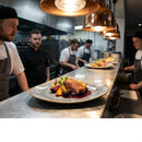 Triangular Chefs Plates – 365 x 250mm Blueberry – Durable Stoneware – Commercial & Restaurant Use
