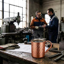 Copper-Plated Hammered Mug – 400ml – Copper | 1.2mm Thickness | Domestic Use