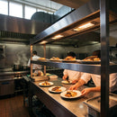 Single-Tier Heated Overshelf – Compatible with GF370 & GF380 – Factory Fitted – Commercial Kitchen