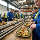 Oblong Plates – 343x235mm – Burnished Green | Stonecast | Commercial Grade – Indoor/Outdoor