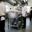 Countertop Equipment Stand – Stainless Steel – Fully Welded, Adjustable Legs – Commercial Kitchen