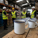 Enamel Mugs – 380ml – Durable Enamel | 0.5mm Thickness | Lightweight | Commercial – Indoor/Outdoor