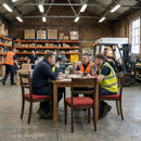 Dining Chairs – Vintage Wood – Durable Construction | Comfortable Seating | Grade Commercial – Indoor